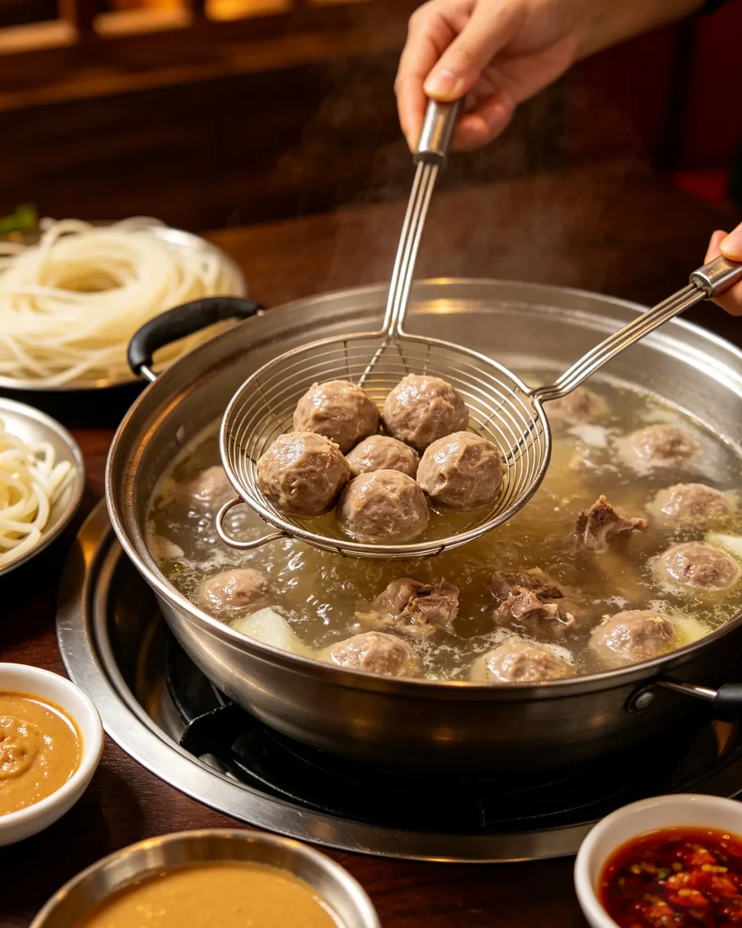 现煮牛肉丸：热锅里的潮汕烟火气