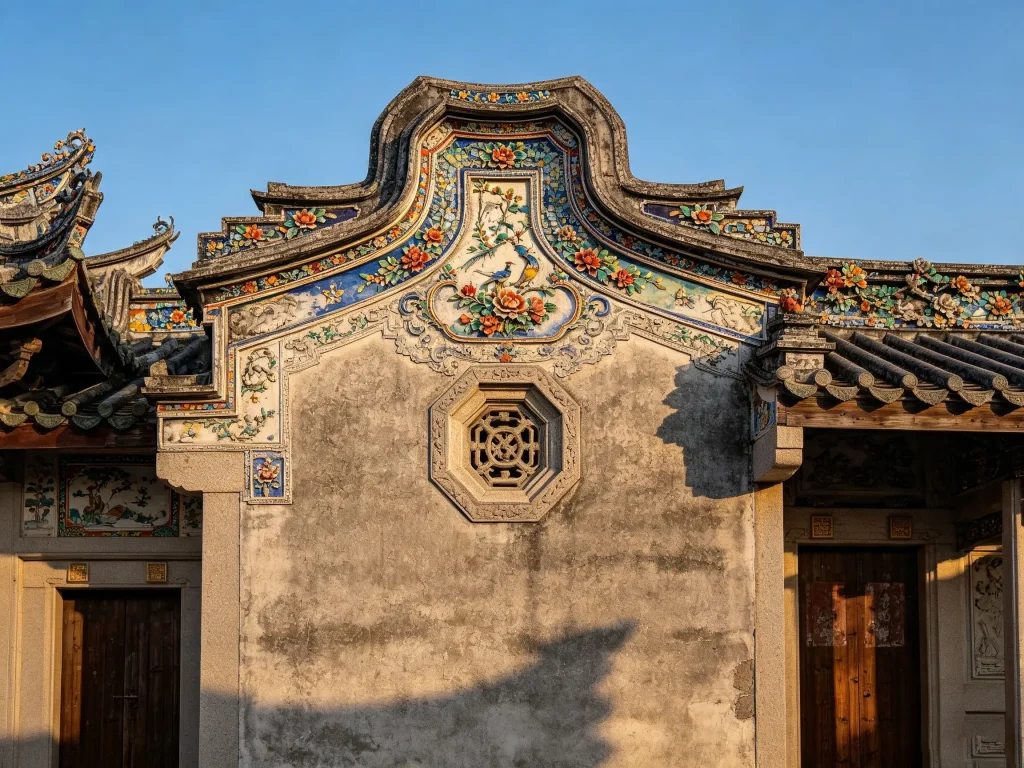 源汕古建筑装饰技艺是澄海地区传统建筑营造与修缮中的重要技艺