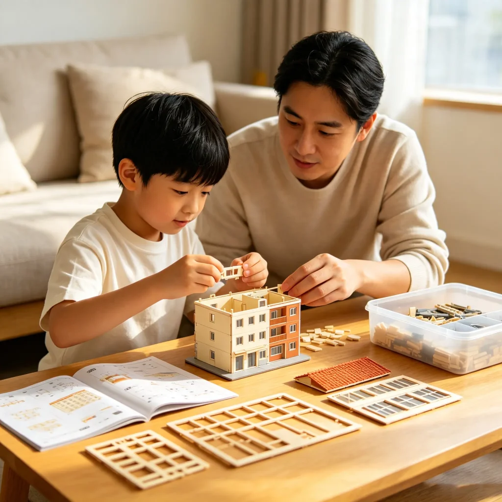 建筑拼装套件让孩子可以亲手搭建属于自己的微型城市