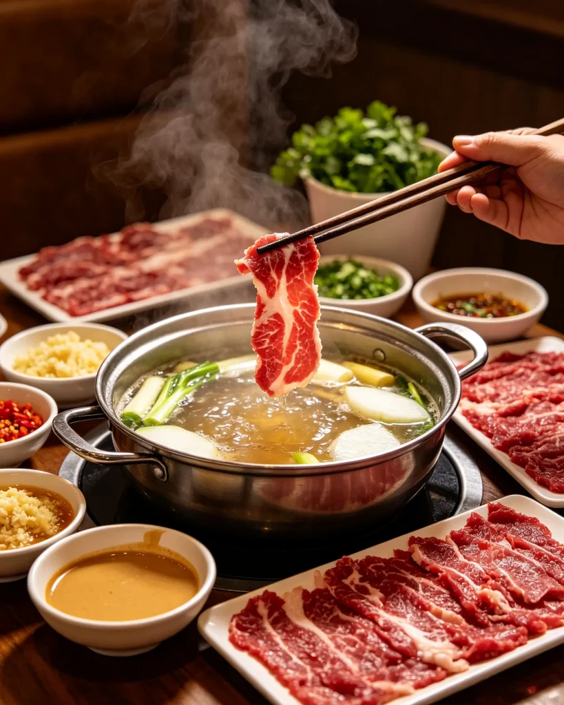 三花趾适合大火快涮,煮熟后口感爽脆、有嚼劲,肉香比较扎实