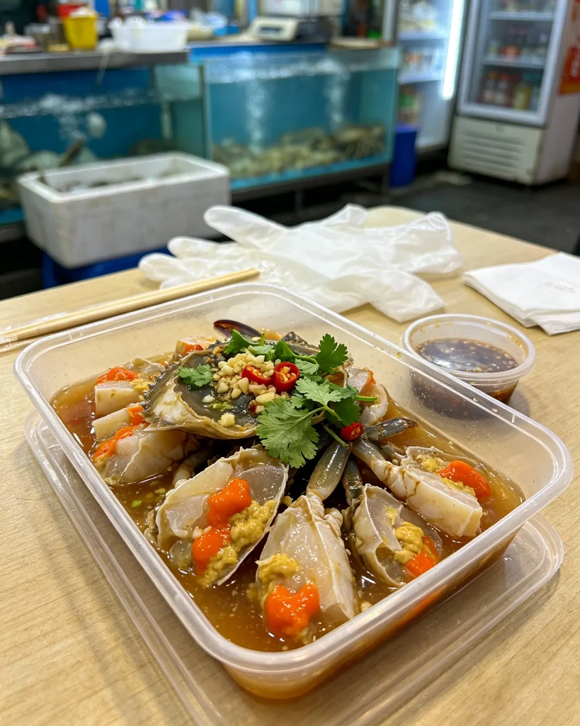 上桌后，吃的是鲜甜和冰凉
